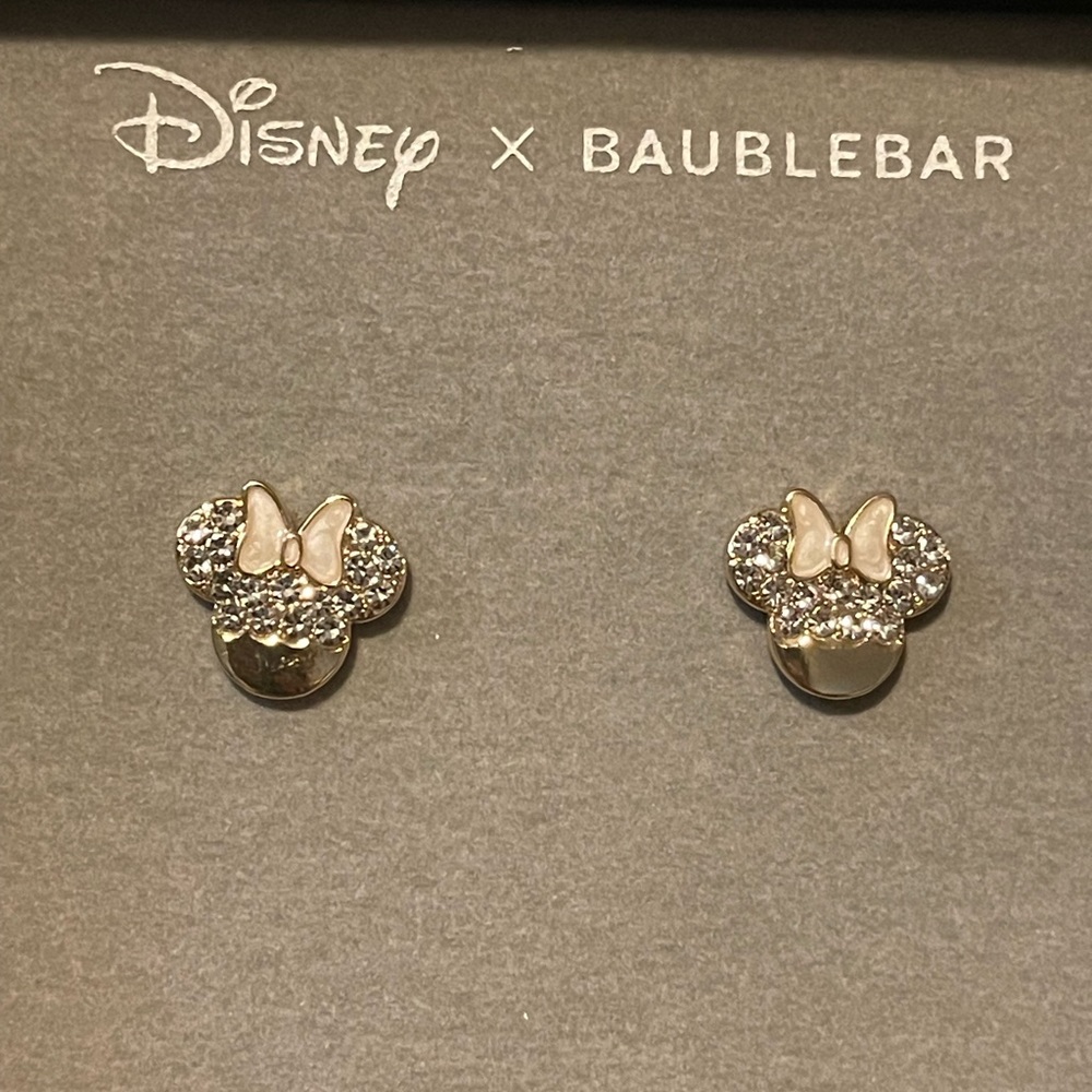 Disney x Baublebar Minnie Mouse stud earrings